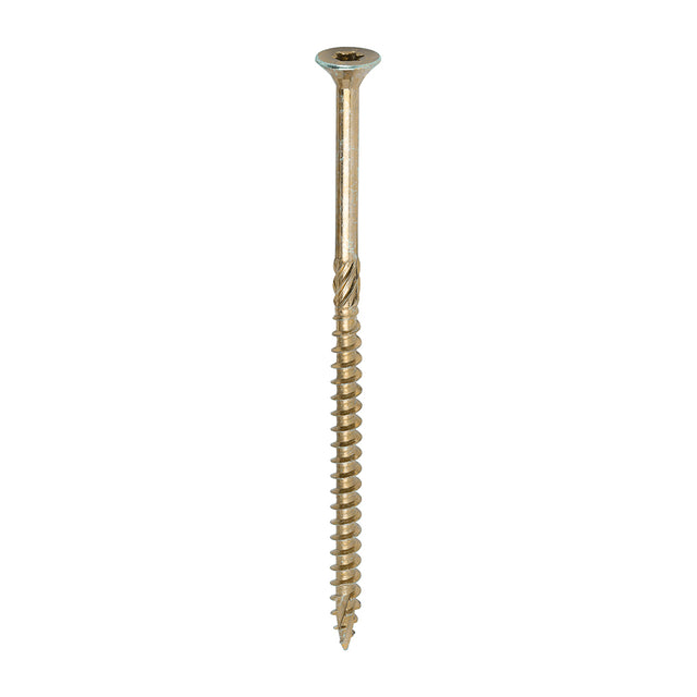 100 x TIMCO C2 Clamp-Fix Multi-Purpose Premium Countersunk Gold Woodscrews - 6.0 x 120