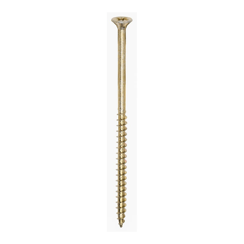 100 x TIMCO Solo Countersunk Gold Woodscrews - 6.0 x 120