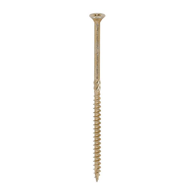 100 x TIMCO C2 Strong-Fix Multi-Purpose Premium Countersunk Gold Woodscrews - 6.0 x 130