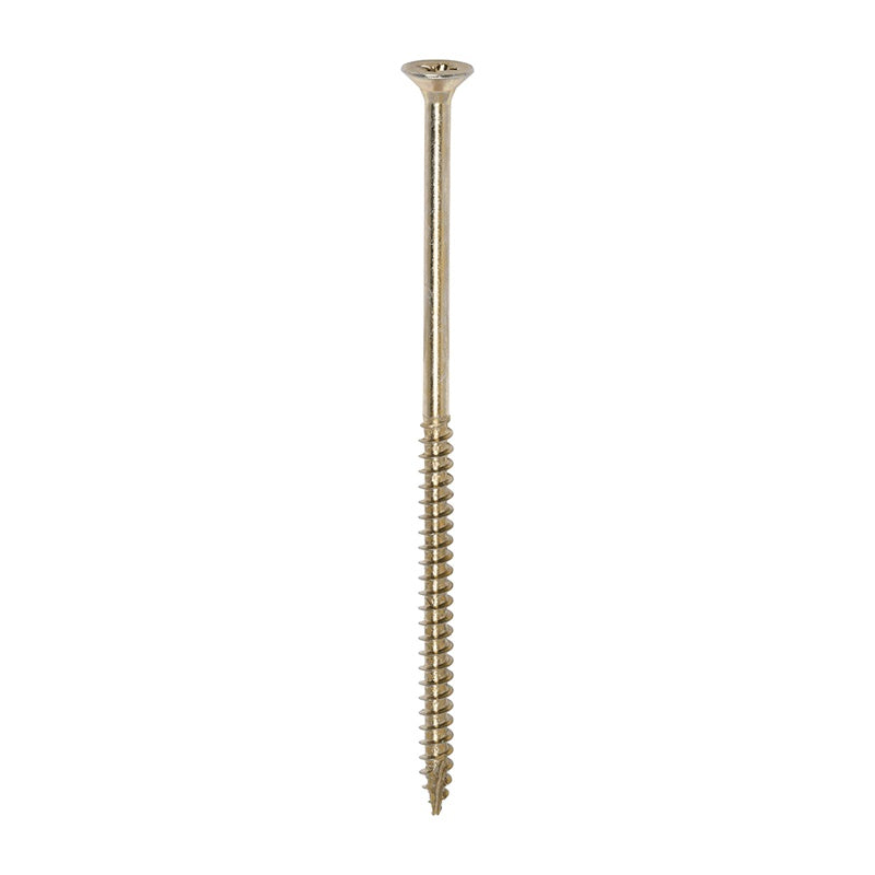 100 x TIMCO Classic Multi-Purpose Countersunk Gold Woodscrews - 6.0 x 130