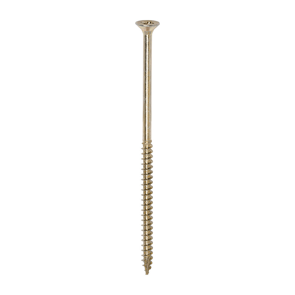 100 x TIMCO Classic Multi-Purpose Countersunk Gold Woodscrews - 6.0 x 130