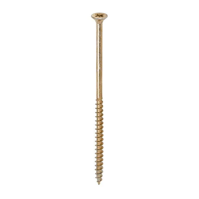 100 x TIMCO Solo Countersunk Gold Woodscrews - 6.0 x 130