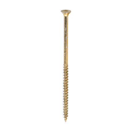 100 x TIMCO Velocity Premium Multi-Use Countersunk Gold Woodscrews - 6.0 x 130