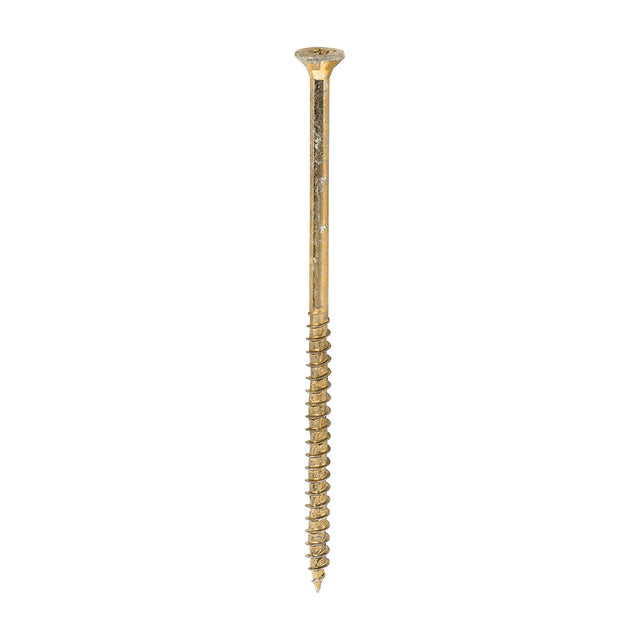 100 x TIMCO Velocity Premium Multi-Use Countersunk Gold Woodscrews - 6.0 x 130