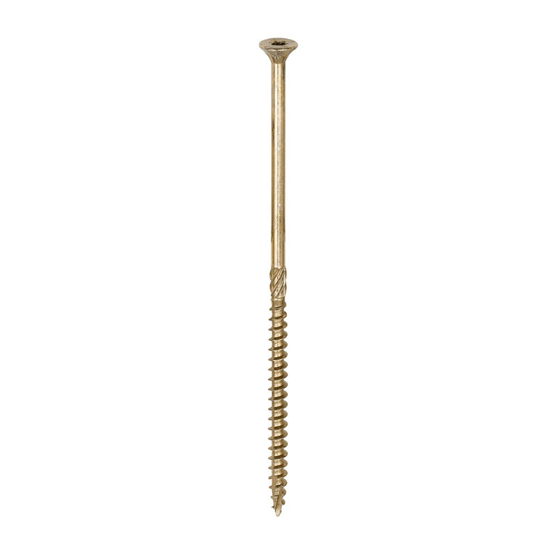 100 x TIMCO C2 Clamp-Fix Multi-Purpose Premium Countersunk Gold Woodscrews - 6.0 x 150