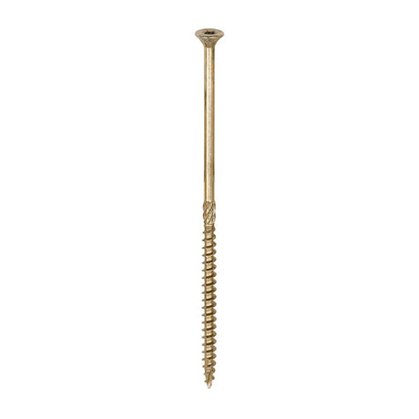 100 x TIMCO C2 Clamp-Fix Multi-Purpose Premium Countersunk Gold Woodscrews - 6.0 x 150