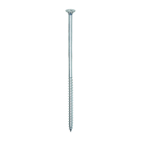 100 x TIMCO Solo Countersunk Silver Woodscrews - 6.0 x 150