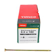 100 x TIMCO Classic Multi-Purpose Countersunk Gold Woodscrews - 6.0 x 180