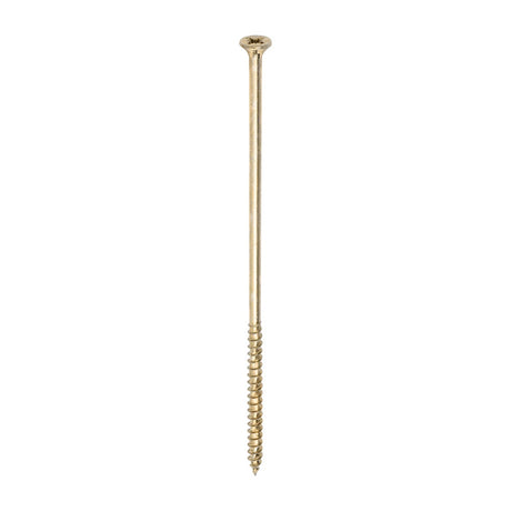 100 x TIMCO Velocity Premium Multi-Use Countersunk Gold Woodscrews - 6.0 x 180