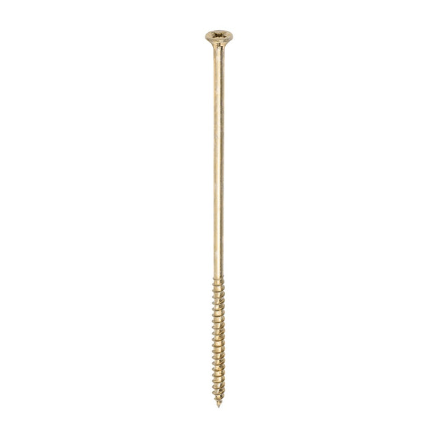 100 x TIMCO Velocity Premium Multi-Use Countersunk Gold Woodscrews - 6.0 x 180