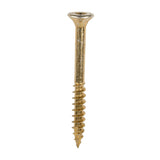 100 x TIMCO C2 Clamp-Fix Multi-Purpose Premium Countersunk Gold Woodscrews - 8.0 x 80