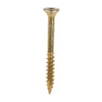 100 x TIMCO C2 Clamp-Fix Multi-Purpose Premium Countersunk Gold Woodscrews - 8.0 x 80