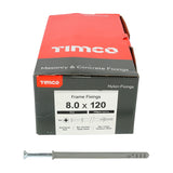 100 x TIMCO Nylon Frame Fixings - 8.0 x 120