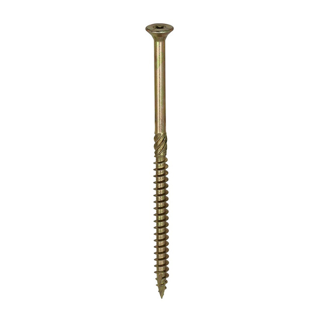 50 x TIMCO C2 Clamp-Fix Multi-Purpose Premium Countersunk Gold Woodscrews - 8.0 x 150