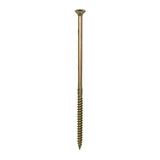 50 x TIMCO C2 Clamp-Fix Multi-Purpose Premium Countersunk Gold Woodscrews - 8.0 x 200