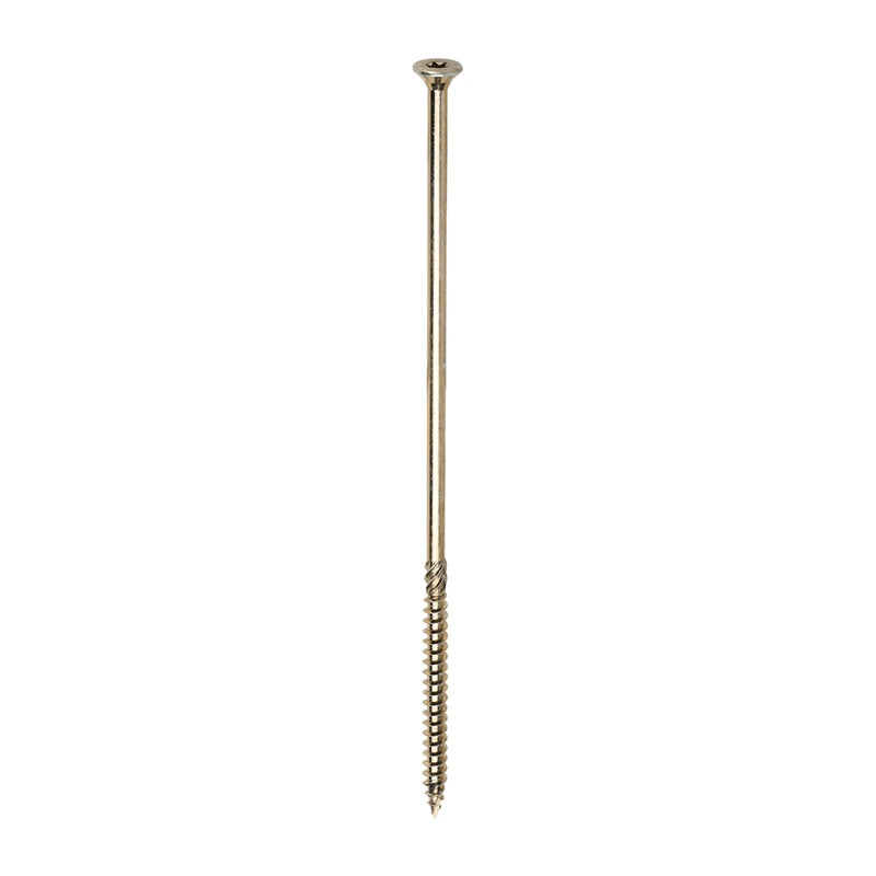 50 x TIMCO C2 Clamp-Fix Multi-Purpose Premium Countersunk Gold Woodscrews - 8.0 x 250