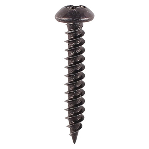 200 x TIMCO Twin-Threaded Round Head Black Woodscrews - 8 x 3/4