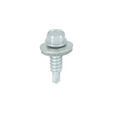 100 x TIMCO Sheet Steel Stitching Screws A2 Stainless Steel Bi-Metal with EPDM Washer - 6.3 x 22