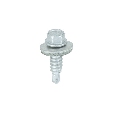 100 x TIMCO Sheet Steel Stitching Screws A2 Stainless Steel Bi-Metal with EPDM Washer - 6.3 x 22