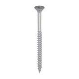 60 x TIMCO C2 Exterior Multi-Purpose Premium Countersunk Silver Woodscrews - 6.0 x 100