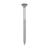 60 x TIMCO C2 Exterior Multi-Purpose Premium Countersunk Silver Woodscrews - 6.0 x 100