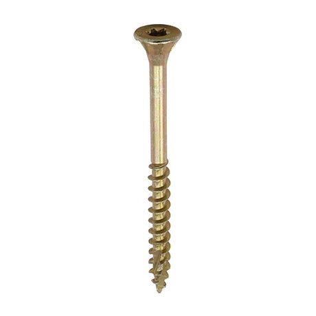 250 x TIMCO C2 Flooring-Fix Premium Flooring & MDF Gold Woodscrews - 4.2 x 55