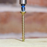 200 x TIMCO C2 Strong-Fix Multi-Purpose Premium Countersunk Gold Woodscrews - 3.5 x 12