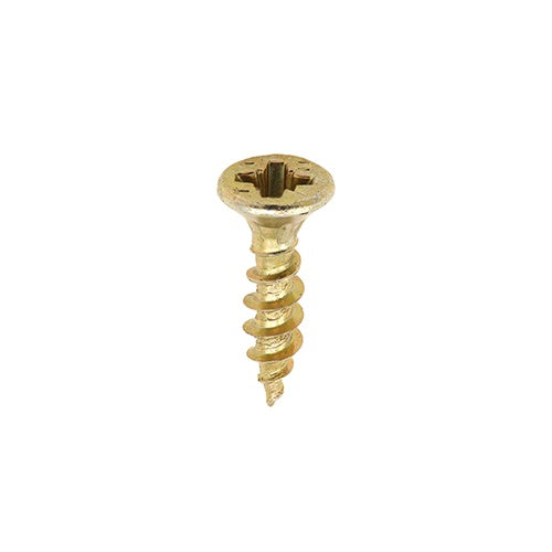 200 x TIMCO C2 Strong-Fix Multi-Purpose Premium Countersunk Gold Woodscrews - 3.5 x 12