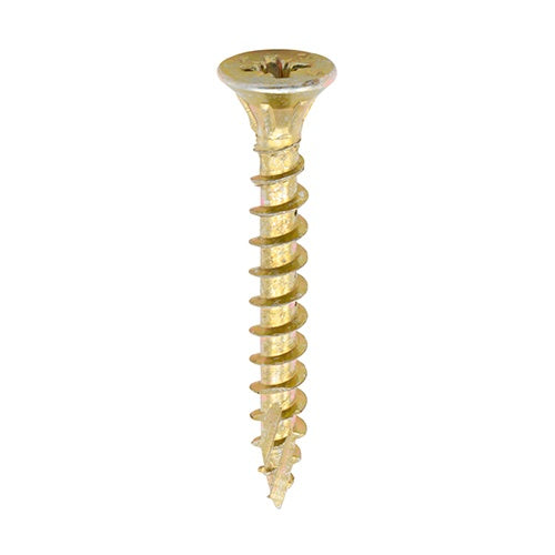 2000 x TIMCO C2 Strong-Fix Multi-Purpose Premium Countersunk Gold Woodscrews - 3.5 x 25