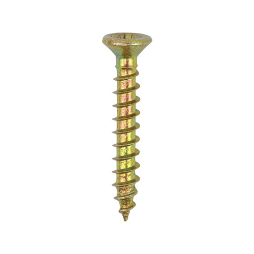 200 x TIMCO Classic Multi-Purpose Reduced Head Countersunk Gold Piano Hinge Woodscrews - 3.0 x 20