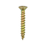 200 x TIMCO Classic Multi-Purpose Reduced Head Countersunk Gold Piano Hinge Woodscrews - 3.0 x 20