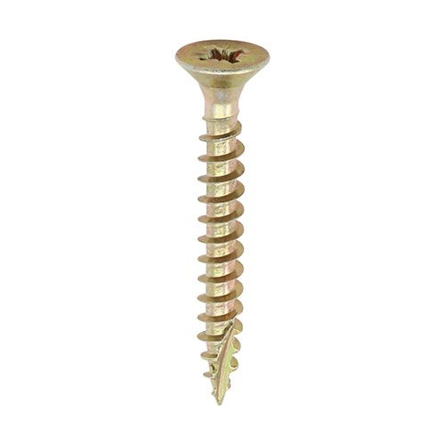 200 x TIMCO Classic Multi-Purpose Countersunk Gold Woodscrews - 3.0 x 40