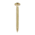 200 x TIMCO Classic Multi-Purpose Pan Head Gold Woodscrews - 4.0 x 30