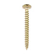 200 x TIMCO Classic Multi-Purpose Pan Head Gold Woodscrews - 4.0 x 50