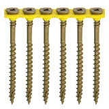 500 x TIMCO Collated C2 Deck-Fix Premium Countersunk Green Decking Screws - 4.5 x 65