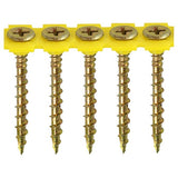 500 x TIMCO Collated Solo Countersunk Gold Woodscrews - 4.5 x 70