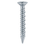 1000 x TIMCO Window Fabrication Screws Countersunk PH High-Low Thread Slash Point Zinc - 4.3 x 30