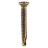 1000 x TIMCO Window Fabrication Screws Countersunk PH Metric Thread Self-Drilling Point Yellow - M4 x 16