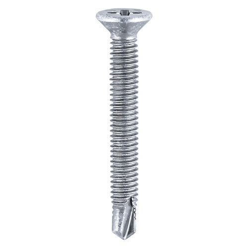 1000 x TIMCO Window Fabrication Screws Countersunk PH Metric Thread Self-Drilling Point Zinc - M4 x 16