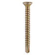 1000 x TIMCO Window Fabrication Screws Countersunk PH Self-Tapping Self-Drilling Point Yellow - 3.9 x 25