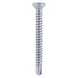 1000 x TIMCO Window Fabrication Screws Countersunk with Ribs PH Self-Tapping Self-Drilling Point Zinc - 3.9 x 13