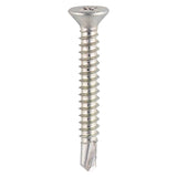 500 x TIMCO Window Fabrication Screws Countersunk PH Self-Tapping Self-Drilling Point Zinc - 4.8 x 32