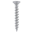 1000 x TIMCO Window Fabrication Screws Countersunk with Ribs PH Single Thread Gimlet Tip Stainless Steel - 4.3 x 40