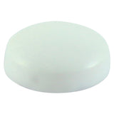 100 x TIMCO Two Piece Screw Caps White - To fit 3.5 to 4.2 Screw