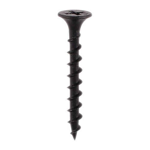 250 x TIMCO Drywall Coarse Thread Bugle Head Black Screws - 3.5 x 50