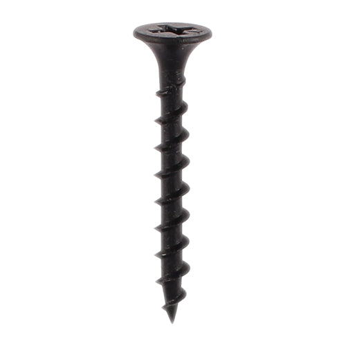 250 x TIMCO Drywall Coarse Thread Bugle Head Black Screws - 3.5 x 50