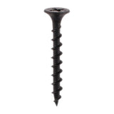 1000 x TIMCO Drywall Coarse Thread Bugle Head Black Screws - 3.5 x 45