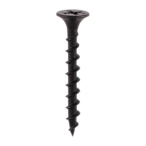 1000 x TIMCO Drywall Coarse Thread Bugle Head Black Screws - 3.5 x 45