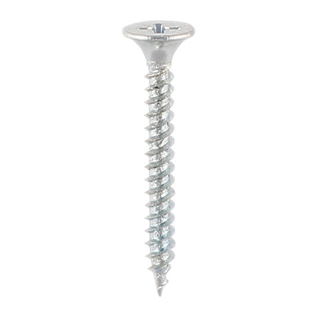 1000 x TIMCO Drywall Fine Thread Bugle Head Silver Screws - 3.5 x 25