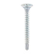 500 x TIMCO Drywall Self-Drilling Bugle Head Silver Screws - 4.8 x 100